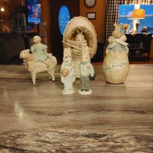 5 Piece Easter Spring Figures